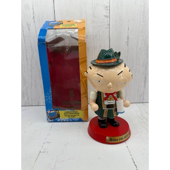 Nutcracker Stewie Griffin Kurt Adler 2007 Family Guy Christmas Collectible Box - Picture 1 of 10